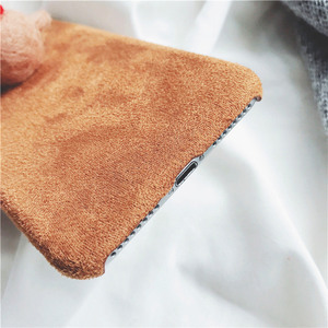 Encargo caliente lindo felpa fieltro ELK Deer DIY paño del <span class=keywords><strong>tel</strong></span>éfono móvil para el iPhone x 8 8 más 7 7 más 6 6 más 6 S - Product Image 6