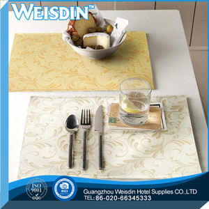A prueba de agua de china al por mayor de la huella de verificación jaquard esteras/alfombrillas lugar - Product Image 3