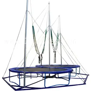 Best verkauf doppel sitz bungee trampolin/bungee springen für 2 person