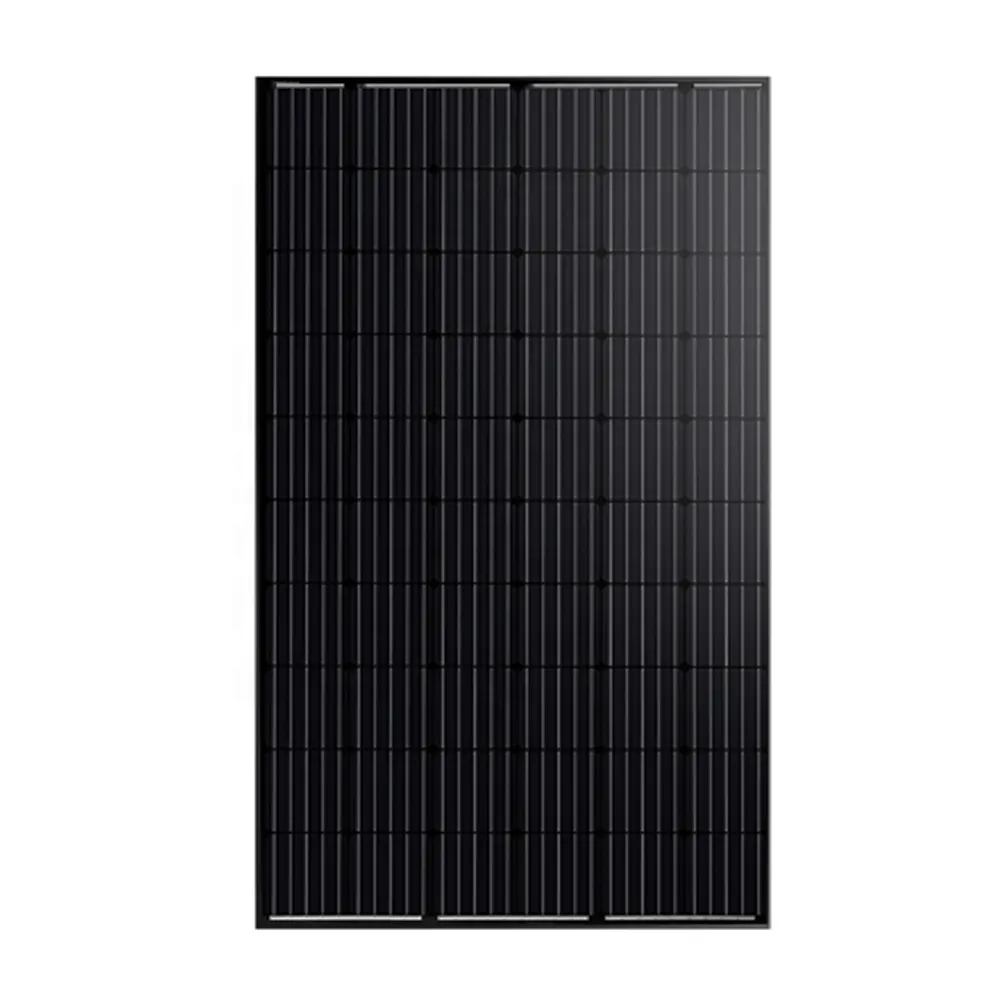 LG monocrystalline 285watt 280watt black solar panels on roof