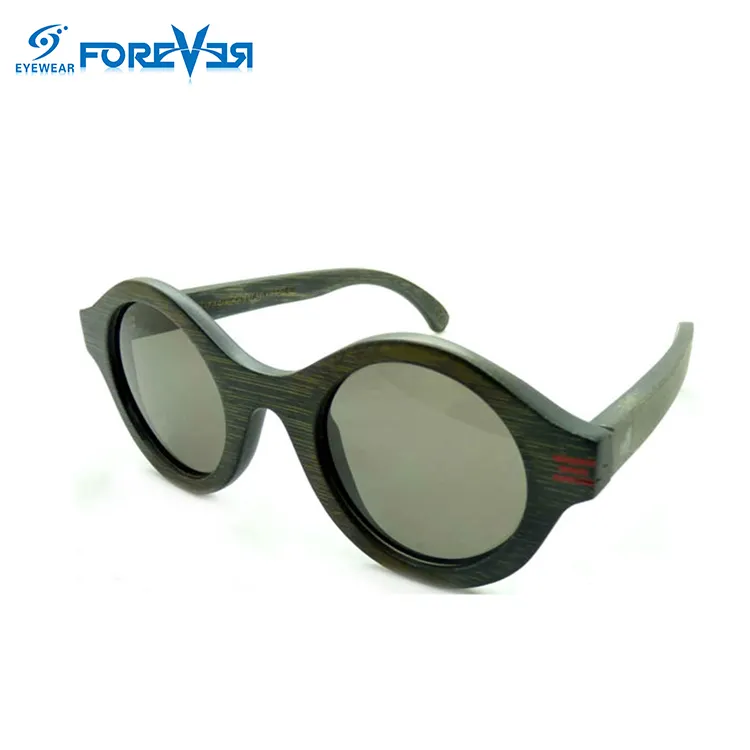 fx128 handpolished polarize bambu güneş gözlüğü ücretsiz özel lazer logo