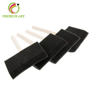 Artista estudiante Supply12 Pcs pintura negro cepillo FineGood punta redonda Punta de pelo acrílico acuarela pintura al óleo - Product Image 4