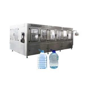 5L 10L bottle rinser/filler/capper bottling of mineral water for 5 liters bottle filling machine