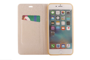 <span class=keywords><strong>Bella</strong></span> <span class=keywords><strong>Flor</strong></span> Concha 360 degrado cobertura completa funda agenda piel Para iPhone 6 6plus 7 7plus - Product Image 2