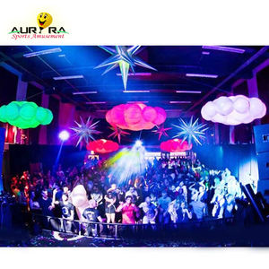 <span class=keywords><strong>Nuvole</strong></span> Gonfiabili LED per Decorazione Eventi e Feste a Tema, Palla Gonfiabile a Forma di Nuvola con Illuminazione LED per Pubblicità - Product Image 2