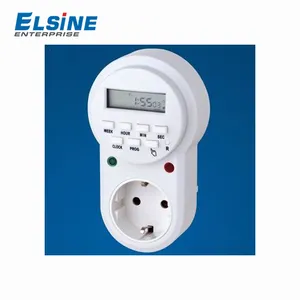 230v 16A ETG-63A Germany Type Weekly digital Timer switch socket