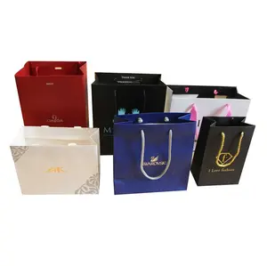 Trung Quốc Bolsas De Papel Sac Lux Bán Buôn Biểu Tượng Tùy Chỉnh In Bán Lẻ Mua Sắm Bao Bì Thủ Công Quà Tặng Paperbag Túi Giấy