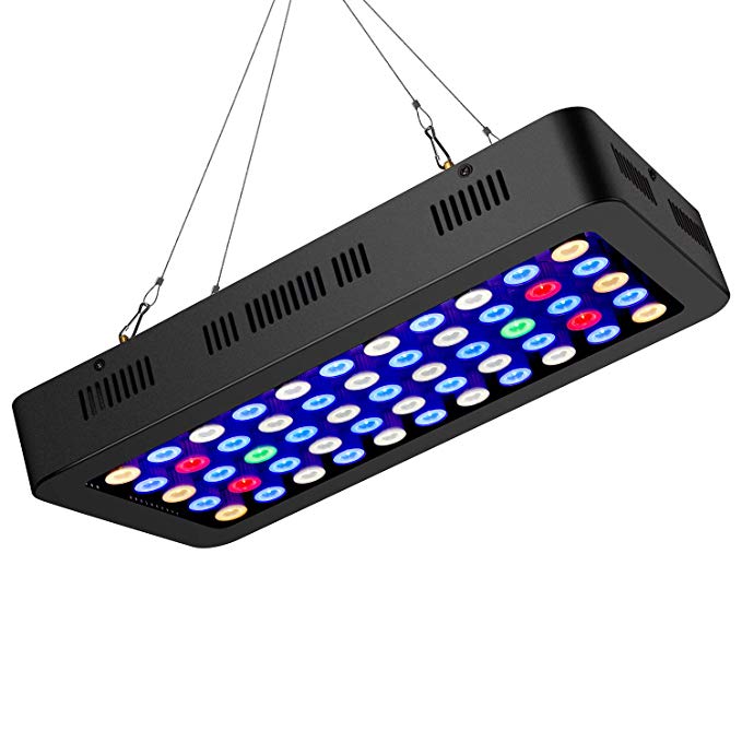 Chinese sunrise sunset programmable led aquarium light 165W Full Spectrum led aquarium light coral reef