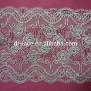 2024 shaoxing ren chất lượng ưa thích rộng căng trắng ren đen vải ren đàn hồi - Product Image 1