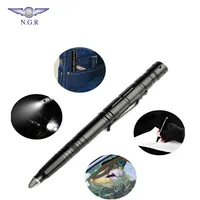 Tactische Multifunctionele Pen Militaire Zelfverdediging Pen-Tactische Led Zaklamp + Glas Breaker + Balpen + Multi Tool