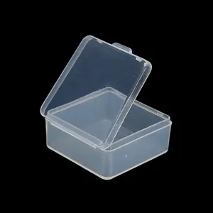 Buy Wholesale China Custom Storage Clear Plastic Box /small Clear Plastic  Container With Hinged Lid & Plastic Boxes at USD 0.5