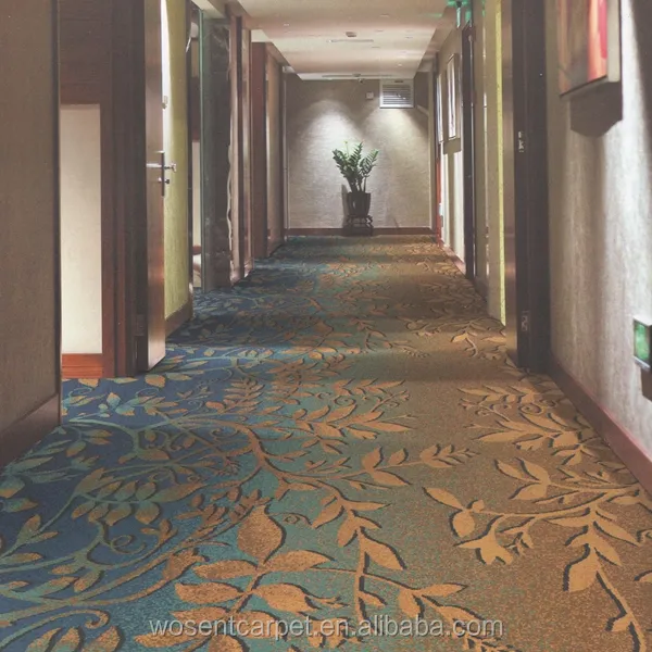 20% नायलॉन 80% न्यूजीलैंड ऊन पांच सितारा होटल के कमरे Axminster कालीन