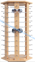 Lunettes de soleil avec cadre métallique et Logo à personnaliser, présentoir, rotatif, 1 pièce