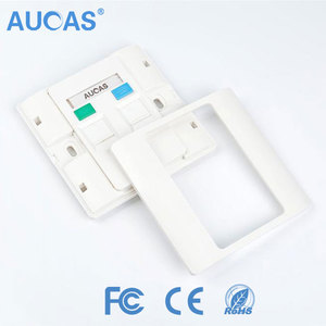 Fabrication de façade de câble réseau ABS Rj11 <span class=keywords><strong>Rj45</strong></span> façade avec obturateur pour câble cat5e cat6 - Product Image 5