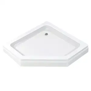 Hot Sale Normal Design Foshan Factory Price Diamond Shape Acrylic Shower Room Tray, Bathroom Shower Tray