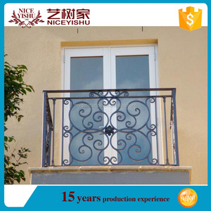 Moderna de hierro forjado diseño de parrilla de ventana, casa forjado barandilla del balcón - Product Image 3