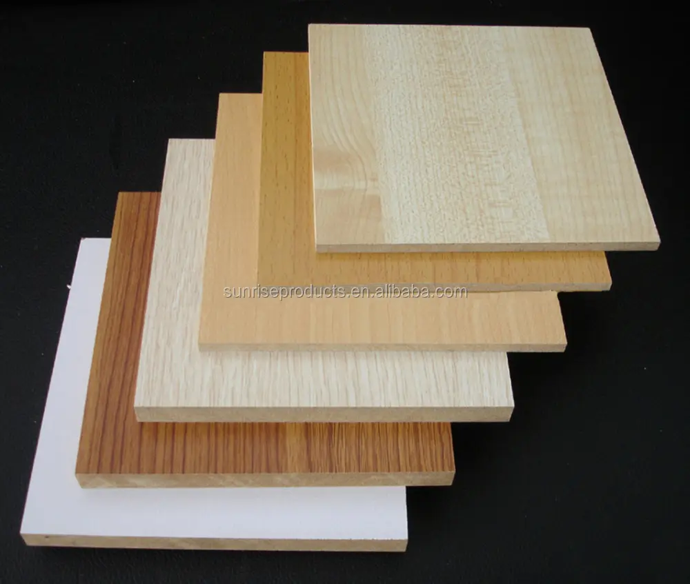 لون خشبي لوح نسيج متوسط الكثافة مغلف بالمينا في 17 مللي متر تعبئة باستخدام الألواح الخشبية للشحن بالجملة