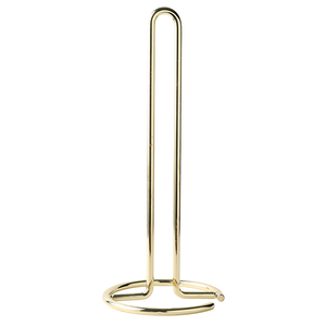 Portasciugamani di carta in piedi in <span class=keywords><strong>acciaio</strong></span> inossidabile oro spazzolato - Product Image 1