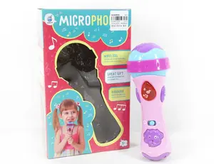 Wireless microphone toy for girls singing funny portable handheld musical karaoke microphone toy