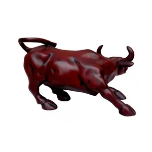 Статуэтка красного быка из смолы на заказ