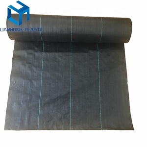 Estera de plástico para control de malas hierbas, estera de control de malas hierbas de plástico negro para cultivo, <span class=keywords><strong>malla</strong></span> de cubierta de suelo de plástico para jardín - Product Image 2