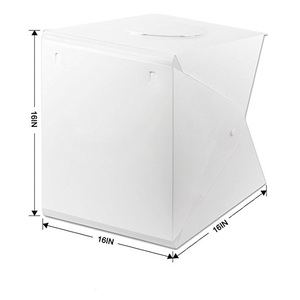 <span class=keywords><strong>Caja</strong></span> de luz de fotografía plegable portátil de 30cm, <span class=keywords><strong>caja</strong></span> de luz de estudio fotográfico Led para zapatos, - Product Image 4