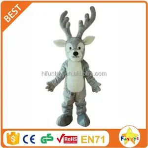 Funtoys CE adultos trajes de la mascota de dibujos animados de renos