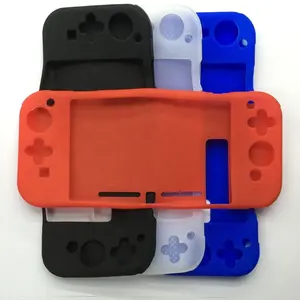 Funda de silicona suave para mando de consola, Protector completo antideslizante para Switch Joy-Con, envío gratis