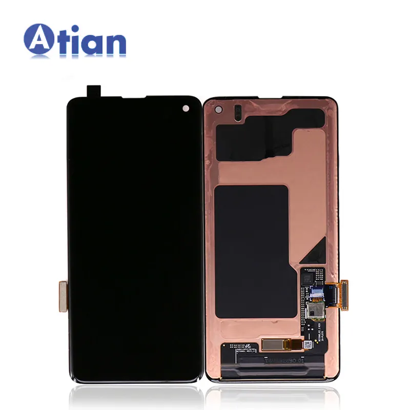 NEW Product S10 LCD for Samsung for Galaxy S10 G973F G973 LCD Touch Screen Digitizer Assembly for Samsung S10 LCD G973W SMG973U