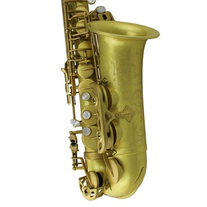 Sassofono Contralto Professionale/Classico, Struttura Robusta, Colore Guscio Giallo, Non Laccato, per Musicisti Jazz - Product Image 4