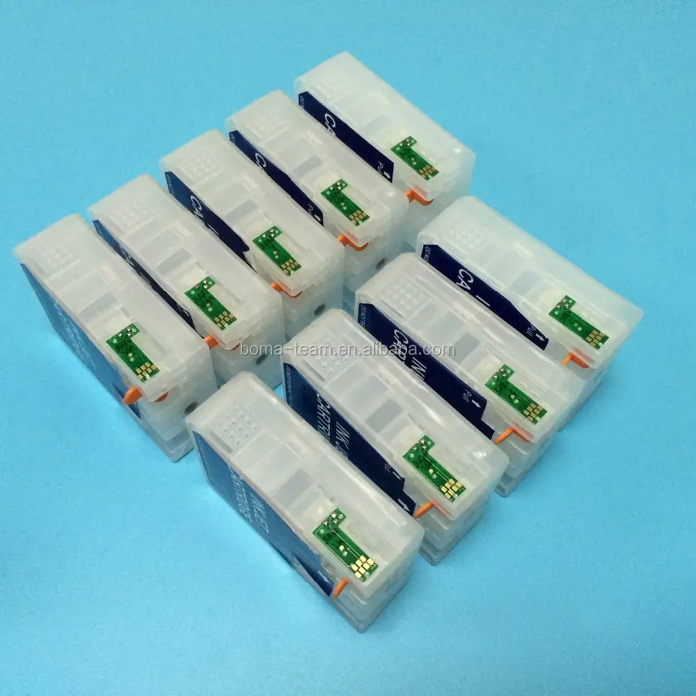 80Ml 9 Kleuren Hervulbare Cartridges Voor Epson Stylus Pro 3800 3880 3850 3890 Grootformaat Printers Voor Epson Compatibele Inkt cartridge