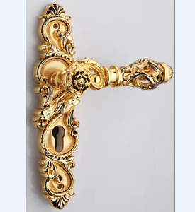 חומר סגסוגת אבץ נחמדה גבוהה כמו דלת פליז ידית מנעול משטח פליז מחיר זול - Product Image 1