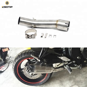 SCL-2018060077  Pot d'échappement pour moto <span class=keywords><strong>FZ1</strong></span> FZ1N FZ1000, tuyau intermédiaire, tuyau de liaison intermédiaire pour moto de course - Product Image 6