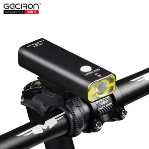 Gaciron-luz frontal para manillar de bicicleta, V9C400, de aluminio, recargable por Usb