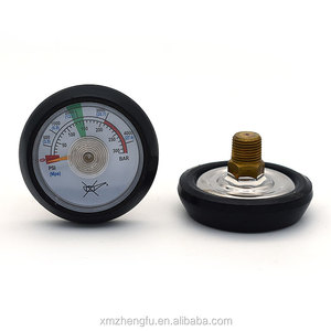 Medidor de pressão de ar espiral para equipamento pneumático 300bar