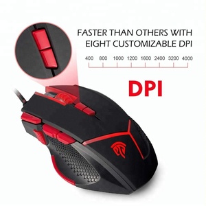 <span class=keywords><strong>Amazon</strong></span> caliente precio barato 4000 dpi V18 <span class=keywords><strong>ordenador</strong></span> usb wired optical gaming mouse - Product Image 4