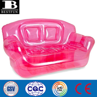 Canapé gonflable pliable en plastique pas cher pour dortoirs universitaires, fauteuil d'angle relaxant, canapé double pliable, meubles