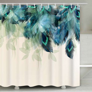 DaiRui <strong>Cheap</strong> Hookless Polyester Digital Print Bath Room <strong>Curtain</strong> Set 3D Print <strong>Shower</strong> <strong>Curtain</strong> - Product Image 4