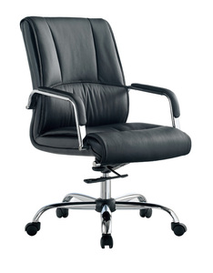 <span class=keywords><strong>Poltrona</strong></span> da <span class=keywords><strong>Ufficio</strong></span> Direzionale con Schienale Alto Regolabile / Sedia Girevole in Vera Pelle con Ruote (SZ-OC043) - Product Image 3