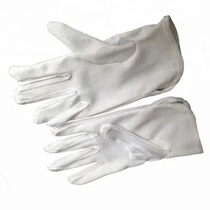 LN-8002 ESD Polyester antistatik PVC noktalı pamuk eldivenler
