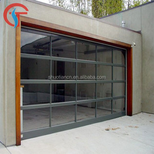 Panel de cristal de escarcha transparente de aluminio, puertas de <span class=keywords><strong>garaje</strong></span>, precio en <span class=keywords><strong>venta</strong></span> - Product Image 5