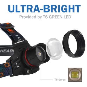 Faro de caza con zoom de alta potencia, resistente al agua, rojo y verde, oferta de <span class=keywords><strong>Amazon</strong></span> - Product Image 3