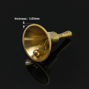 Laiton L'école Réception Dîner Hôtel Main Cloche <span class=keywords><strong>De</strong></span> Noël Cadeaux Bronze Appels Bell <span class=keywords><strong>Comptoir</strong></span> <span class=keywords><strong>de</strong></span> Bar Salle À Manger Table Cloche - Product Image 4