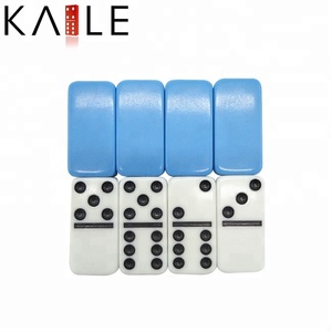 Juego <span class=keywords><strong>de</strong></span> dominó Doble 6 personalizado, 28 Uds., molde 5008 <span class=keywords><strong>de</strong></span> doble cara, color azul, blanco, dominó <span class=keywords><strong>de</strong></span> <span class=keywords><strong>dos</strong></span> tonos para jugar - Product Image 3