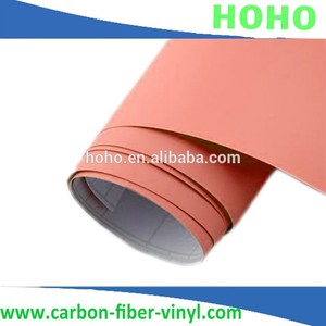 Buena calidad 1.52x30m etiqueta engomada del coche para rosa envuelve rollo de vinilo mate foli strectch 3 mil - Product Image 1