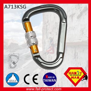 Mousqueton d'escalade en aluminium 25kN pour l'extérieur avec certificat CE - Product Image 3