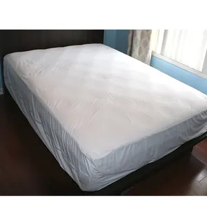 Colchón de impermeable lavable cubierta desmontable protector de colchón con cremallera