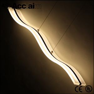 <span class=keywords><strong>Vague</strong></span> forme acrylique LED <span class=keywords><strong>lustre</strong></span> pour salle d'étude - Product Image 6