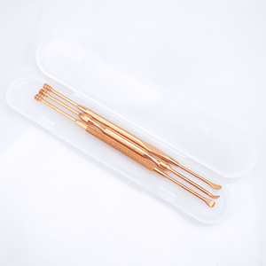 High Quality 3 Pcs Rose Gold Stainless Steel <strong>Ear</strong> <strong>Wax</strong> Pick <strong>Ear</strong> Curette Cleaner <strong>Ear</strong> <strong>Wax</strong> <strong>Removal</strong> <strong>Kits</strong> with Plastic Box - Product Image 5