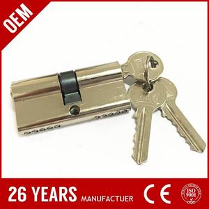 <span class=keywords><strong>DOMUS</strong></span> zamak S канавные ключи, Европейский профиль, латунный врезной замок, цилиндр с никелевой щеткой - Product Image 2
